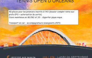 OPEN D'ORLEANS - TENNIS