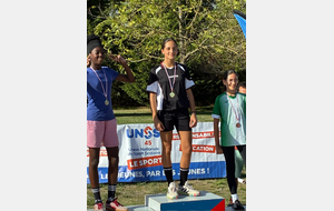 ROMANE: Championne de district CROSS